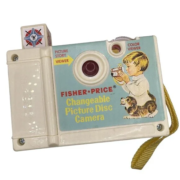 2011 Fisher Price Changeable Picture Disc Camera Remake Just The Camera - Picture 4 of 8